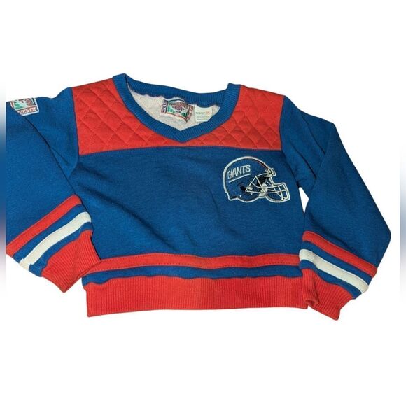 NFL kids vintage New York Giants toddler embroidered sweatshirt‎ size 4T - Picture 1 of 7